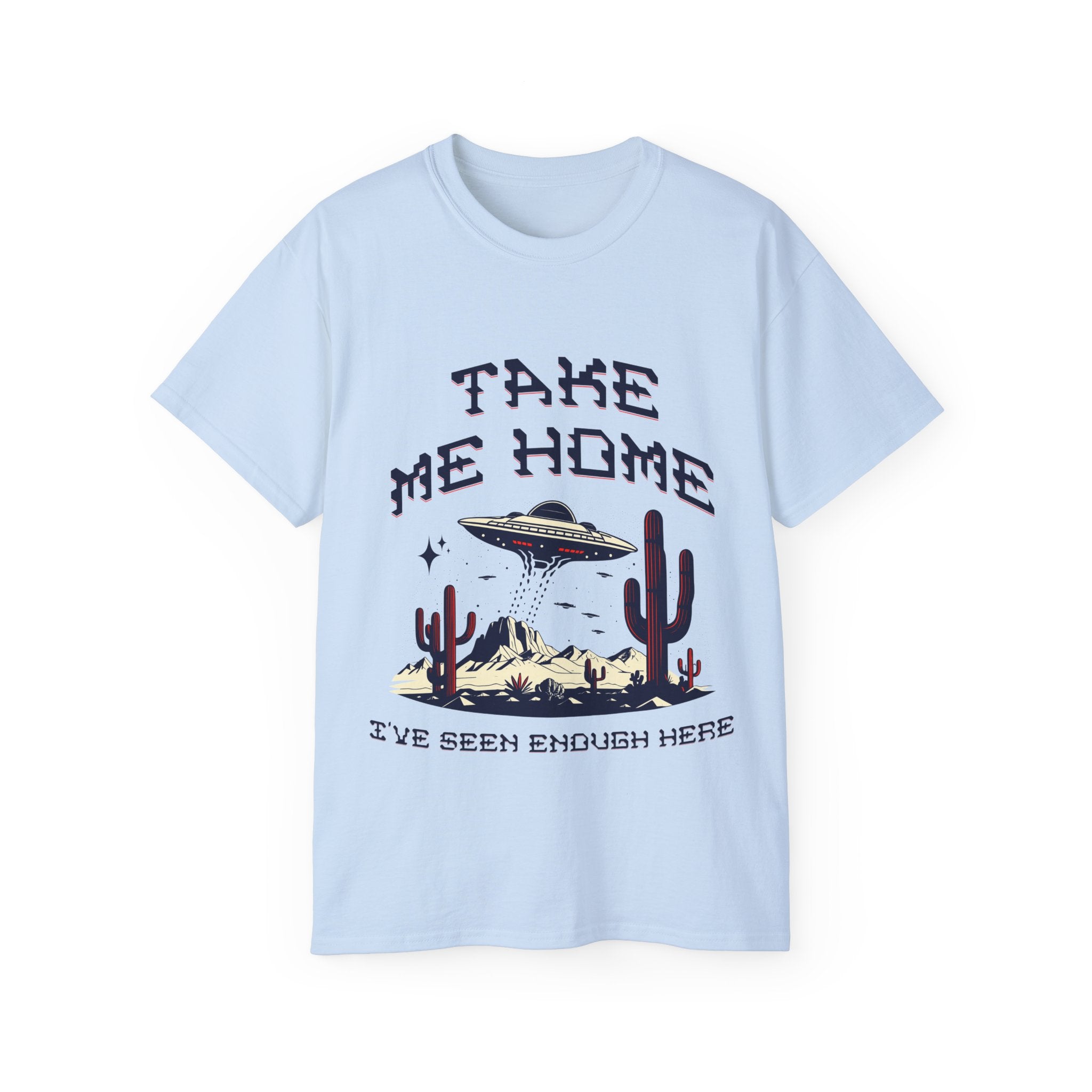 Take Me Home - Unisex Cotton Tee (Front) - Damned Threads